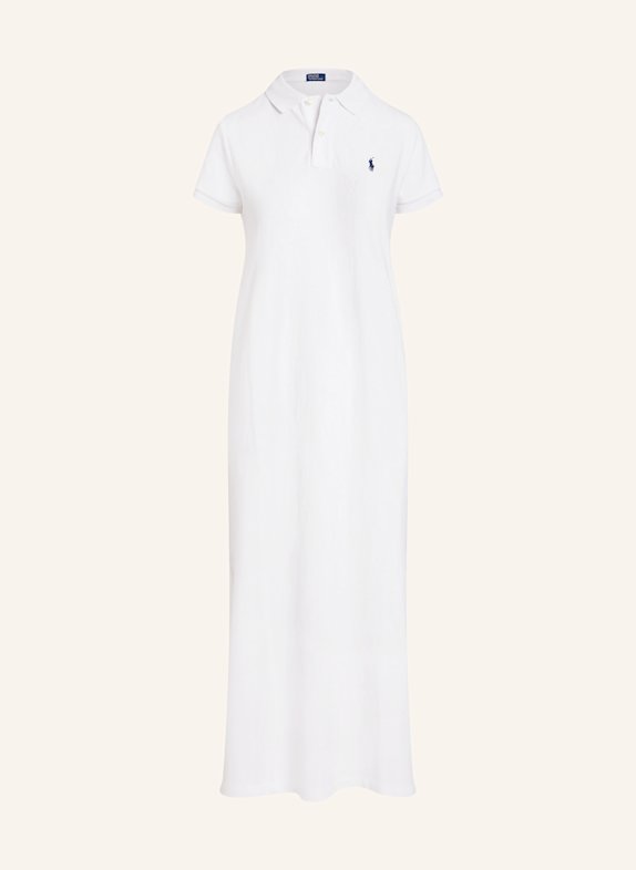 POLO RALPH LAUREN Piqué-Polokleid WEISS