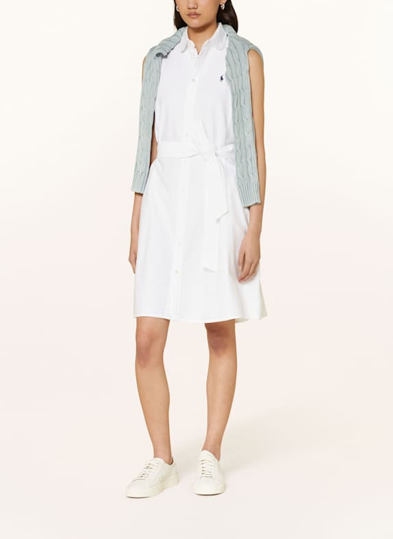 POLO RALPH LAUREN Shirt dress WHITE