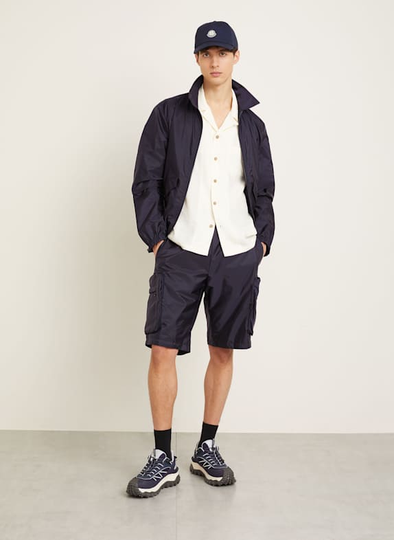 MONCLER Cargoshorts DONKERBLAUW