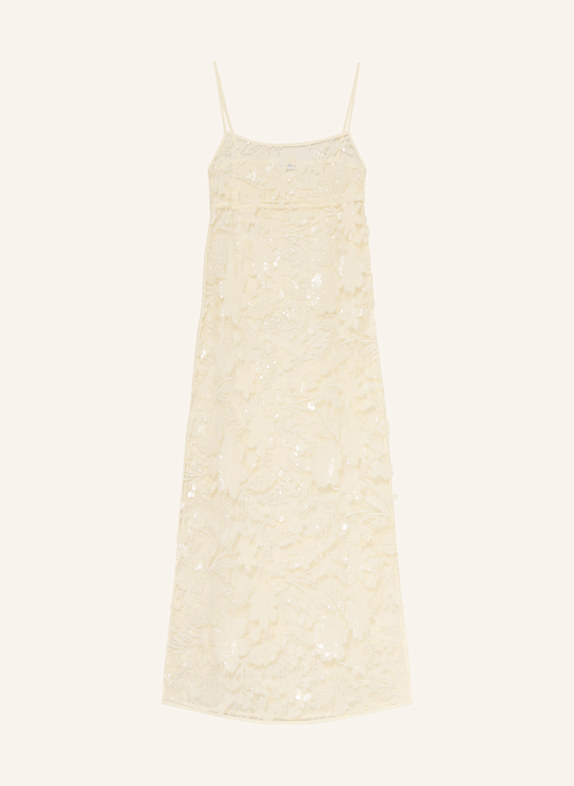 MRS & HUGS Mesh dress with sequins ECRU