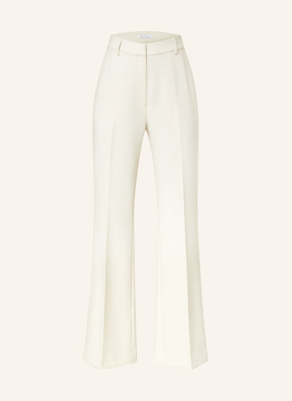 MRS & HUGS Wide leg trousers CREAM