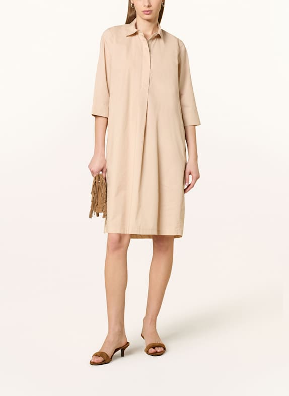 rossana diva Hemdblusenkleid mit 3/4-Arm BEIGE