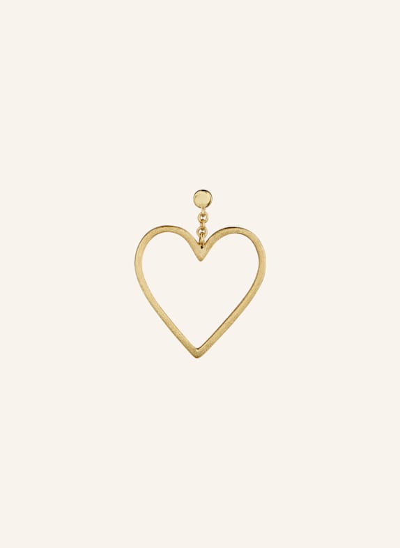 LULU Copenhagen Earrings LOVE FREE GOLD
