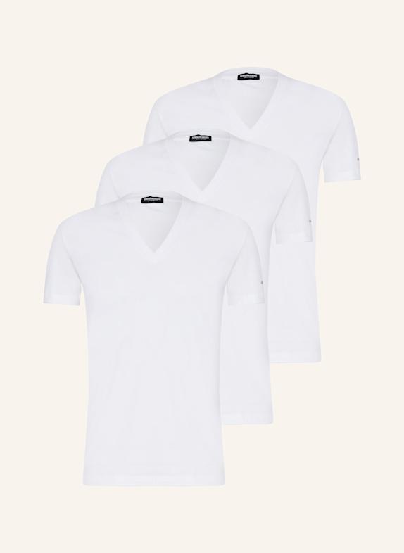 DSQUARED2 2er-Pack T-Shirts WEISS