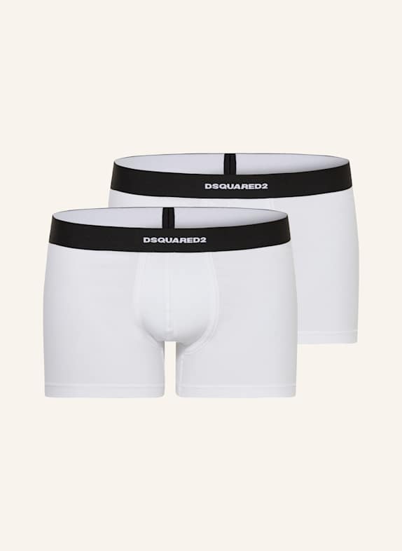 DSQUARED2 2er-Pack Boxershorts WEISS