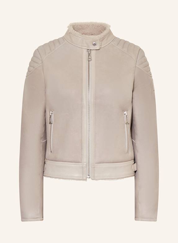 BELSTAFF Lederjacke MOLLISON HELLGRAU