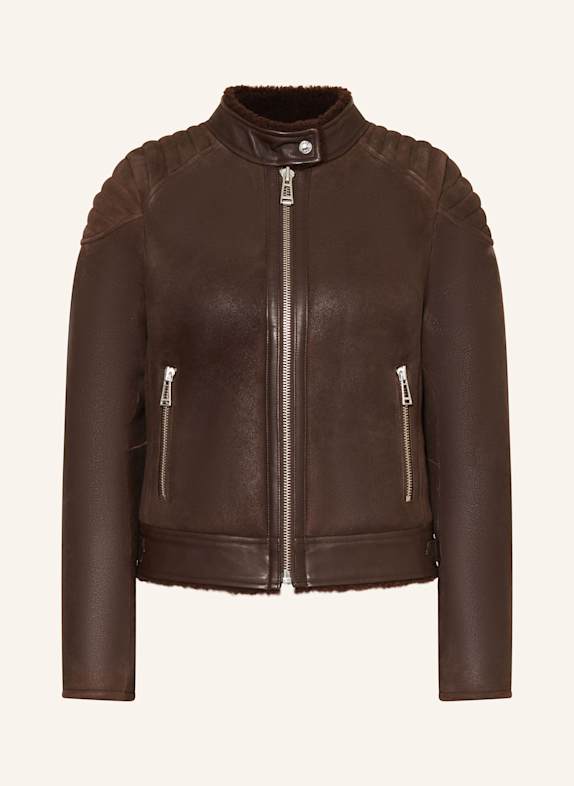 BELSTAFF Lederjacke MOLLISON BRAUN