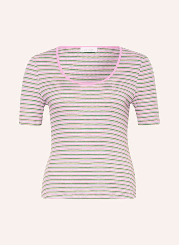 Rich & Royal T-Shirt GRÜN/ ROSA/ WEISS