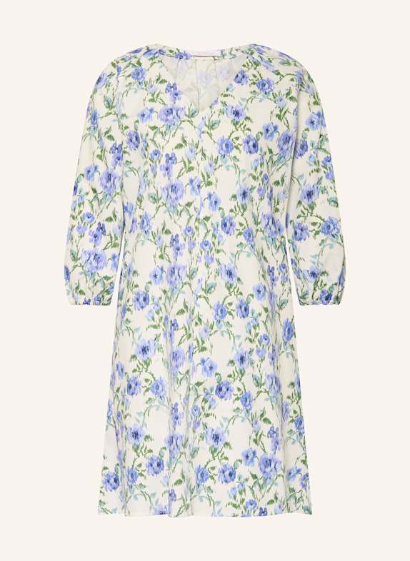 Rich & Royal Kleid mit 3/4-Arm WEISS/ BLAU/ GRÜN