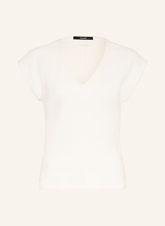 someday T-Shirt KAVA mit Drapagen ECRU