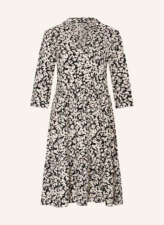 OPUS Kleid WALARI mit 3/4-Arm SCHWARZ