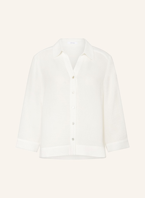 OPUS Musselinbluse FRATEA WEISS