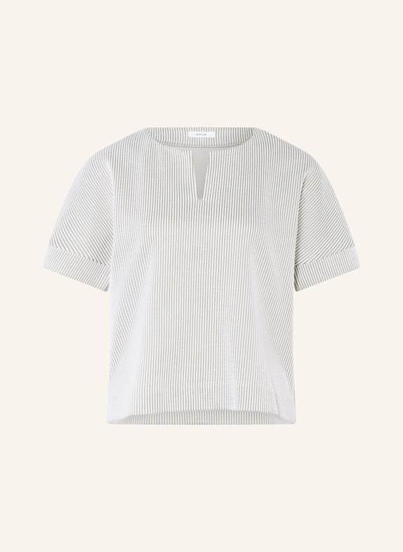 OPUS T-Shirt GEIKE HELLGRÜN/ WEISS