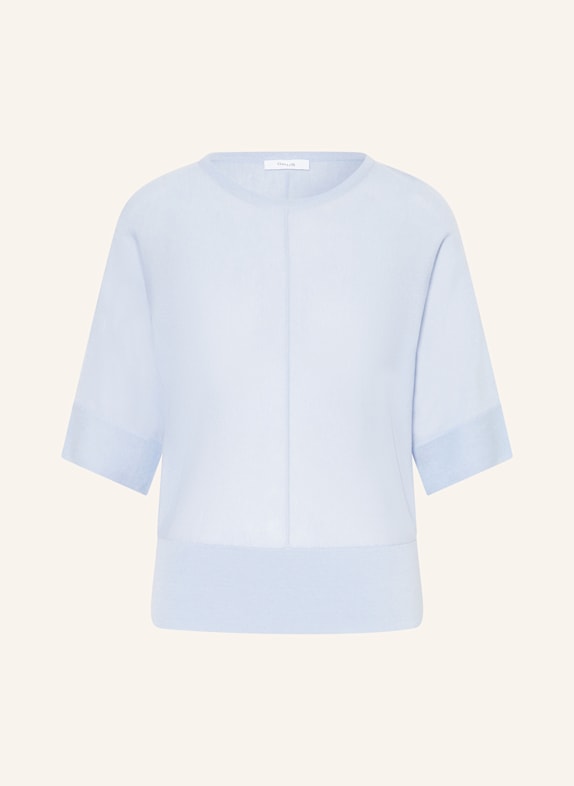 OPUS Strickshirt PERONIKA HELLBLAU