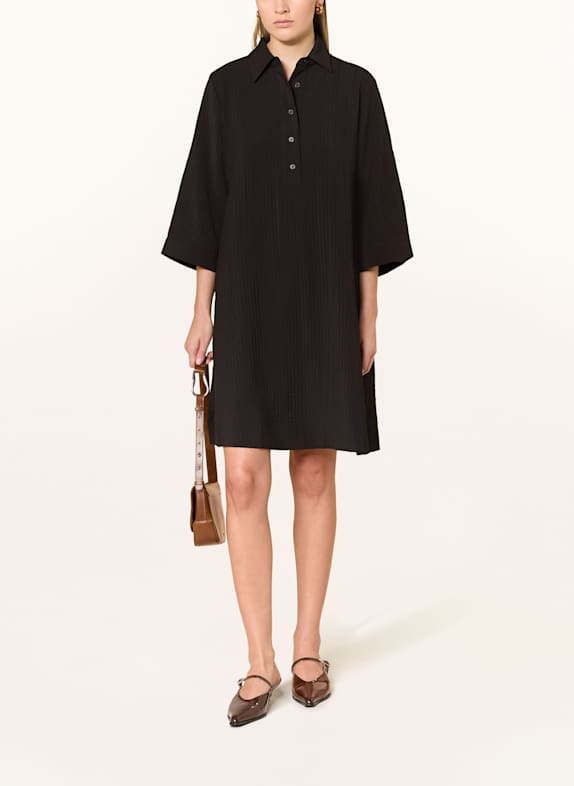 OPUS Kleid WOMARA mit 3/4-Arm SCHWARZ