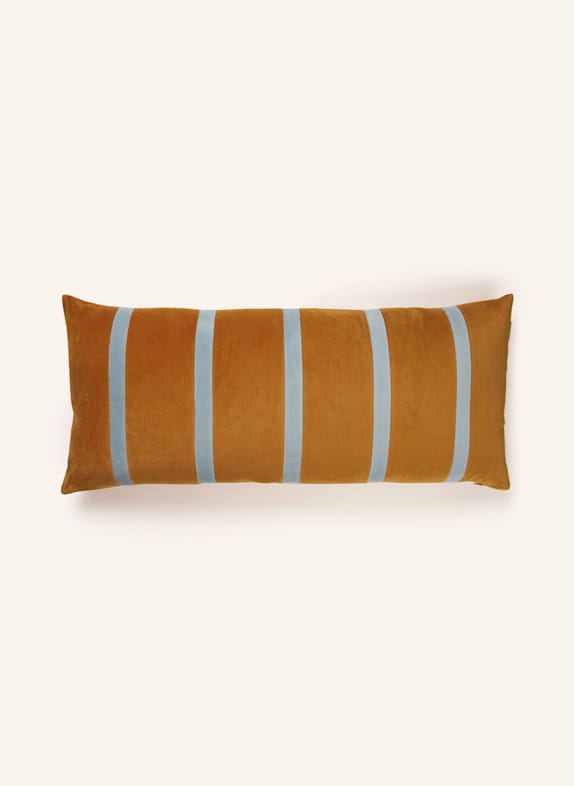 ESSENZA Dekokissen ISOLE CUSHION DUNKELGELB/ HELLBLAU