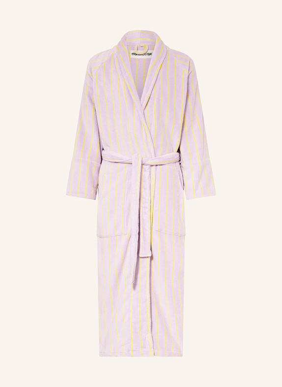 BONGUSTA Unisex-Bademantel NARAM HELLLILA/ GELB