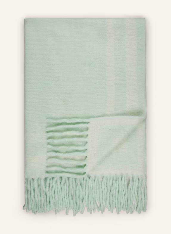 BONGUSTA Throw WEEKEND CREAM/ MINT