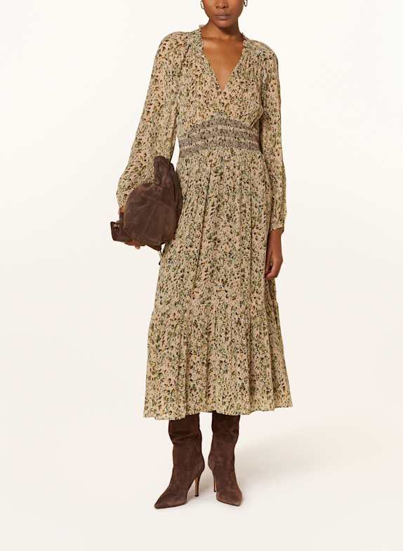 ba&sh Kleid CORALY HELLROSA/ GRÜN/ OLIV