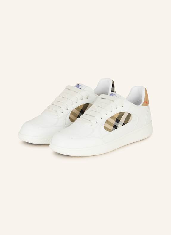 BURBERRY Sneaker TERRACE WEISS/ BEIGE/ DUNKELBLAU