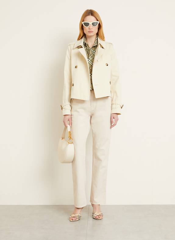 BURBERRY veste trench MARRON CLAIR