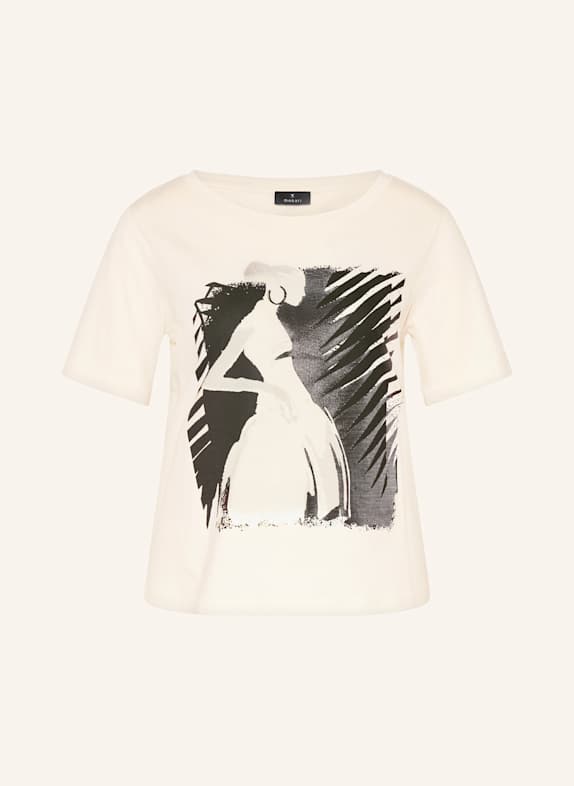 monari T-Shirt mit Schmucksteinen ECRU