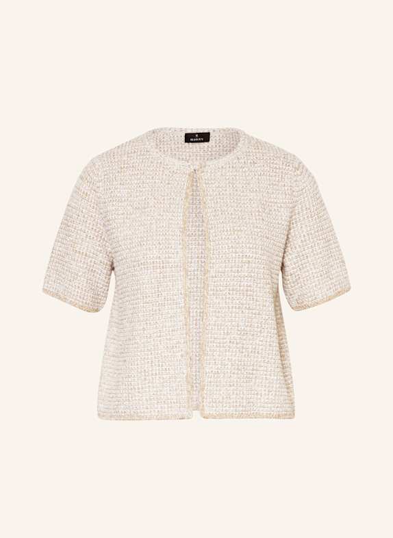 monari Strickjacke mit Glitzergarn BEIGE