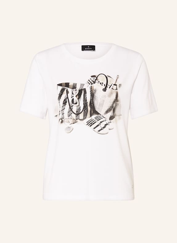 monari T-Shirt mit Schmucksteinen WEISS