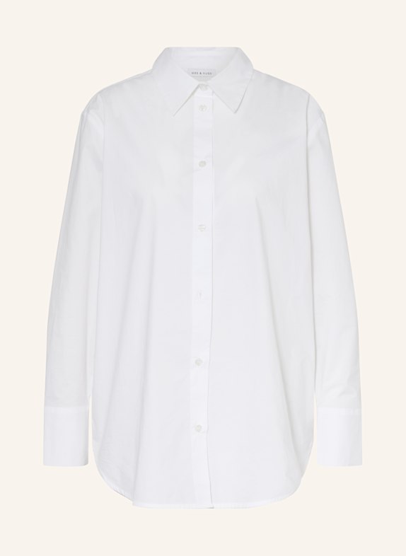 MRS & HUGS Hemdbluse WEISS