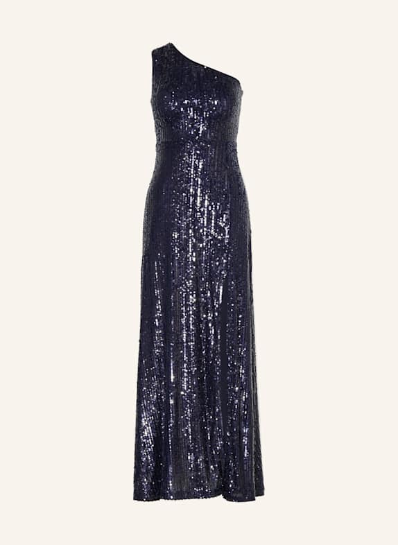 APART One-Shoulder-Kleid mit Pailletten DUNKELBLAU