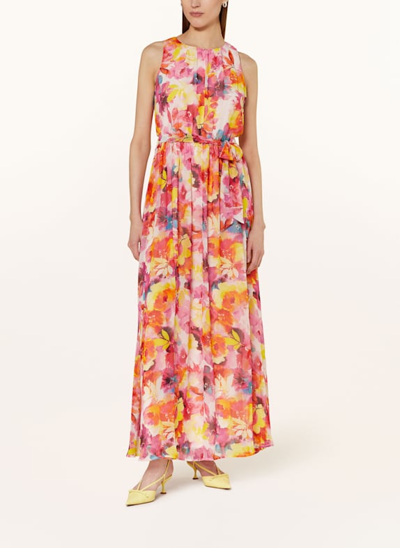 APART Abendkleid PINK/ NEONGELB/ ROT