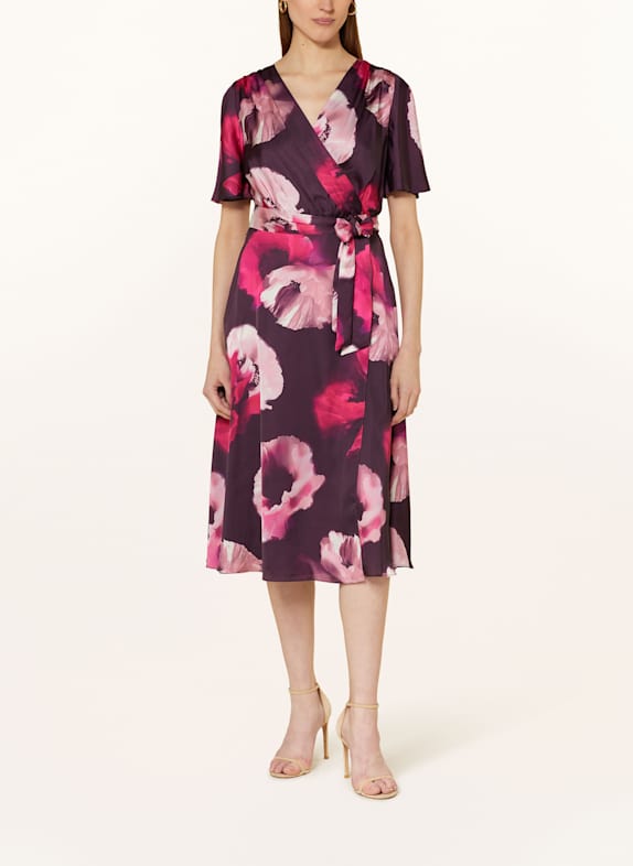 APART Satinkleid DUNKELLILA/ ROSA/ PINK