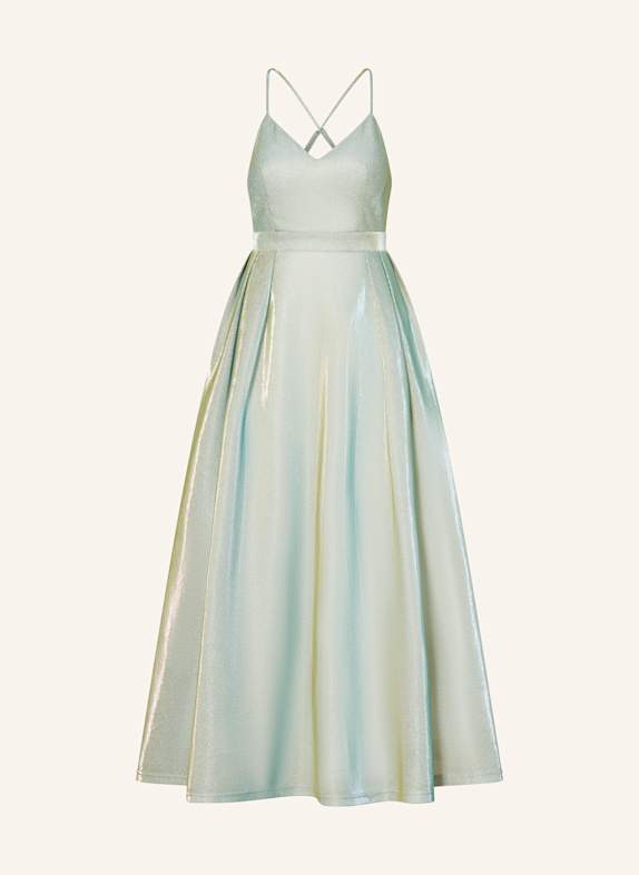 APART Abendkleid mit Glitzergarn MINT/ GOLD
