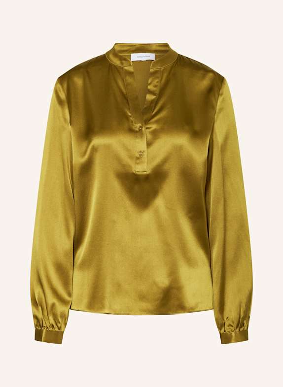 darling harbour Blusenshirt aus Seide OLIV