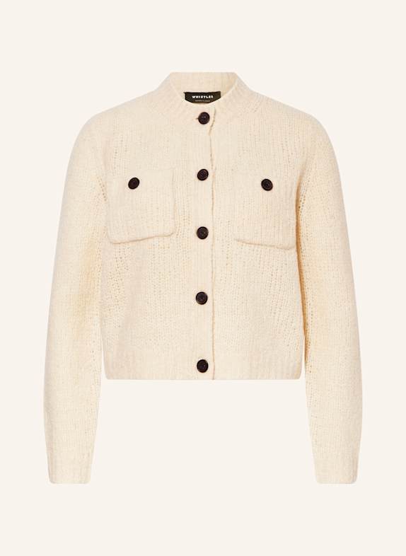 WHISTLES Strickjacke ECRU