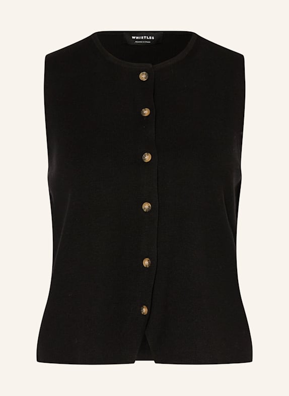 WHISTLES Strickjacke LUCY SCHWARZ