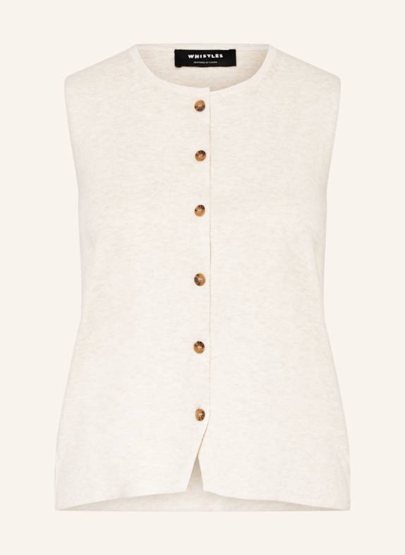 WHISTLES Strickjacke LUCY ECRU