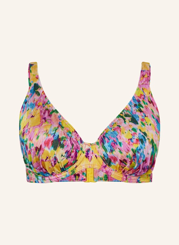 PrimaDonna Bügel-Bikini-Top UBUD PINK/ GELB/ BLAU