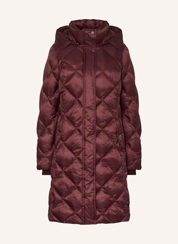 FUCHS SCHMITT Prošívaný kabát TMAVĚ ČERVENÁ