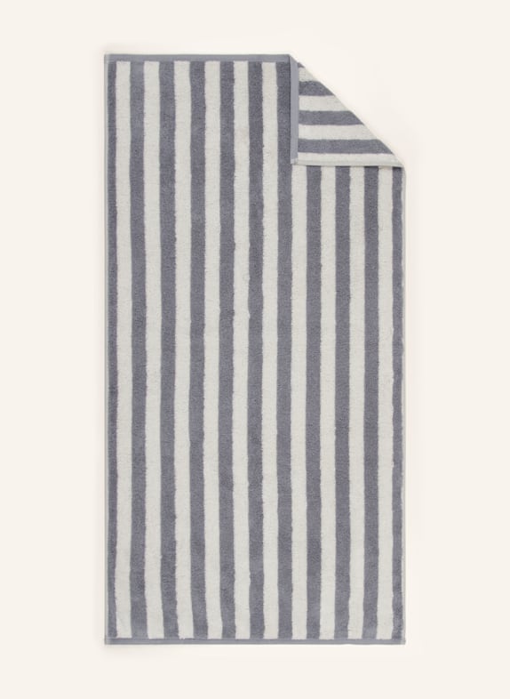 Cawö Handtuch STUDIO BLAUGRAU/ CREME