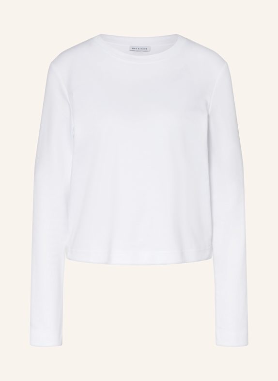 MRS & HUGS Longsleeve WEISS