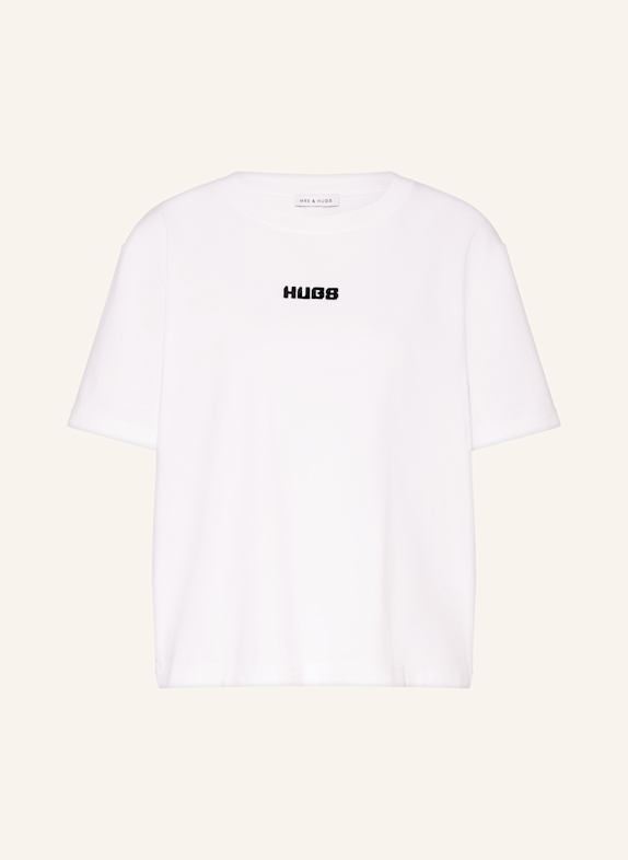 MRS & HUGS T-Shirt WEISS