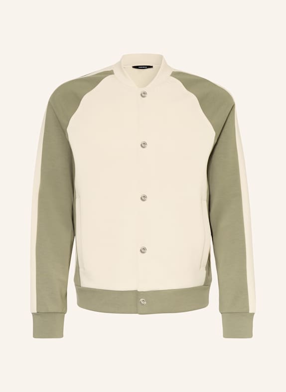 REISS Bomber jacket PELHAM CREAM/ LIGHT GREEN