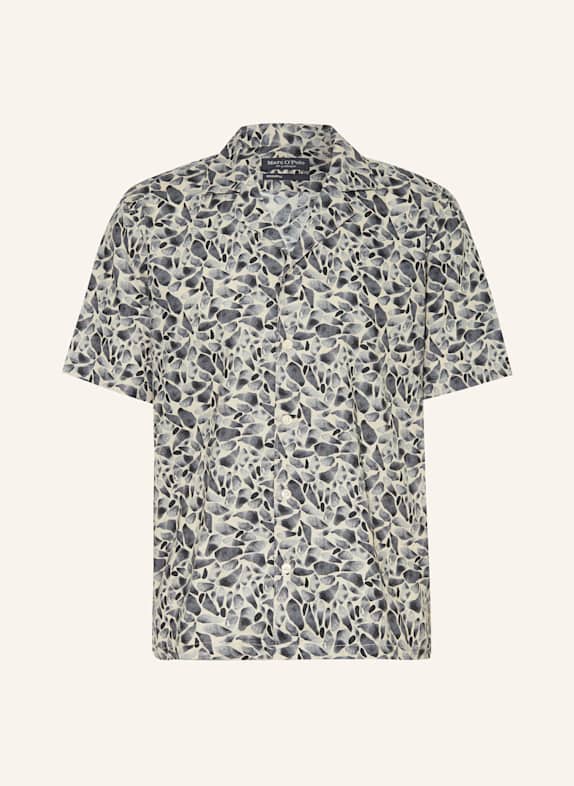Marc O'Polo Resorthemd Regular Fit mit Leinen CREME/ GRAU