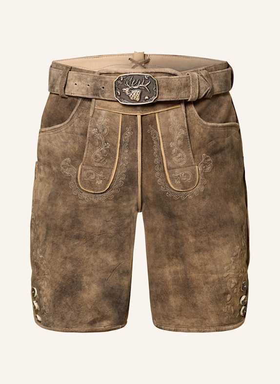 Spieth & Wensky Trachten-Lederhose FREUD BRAUN/ HELLBRAUN