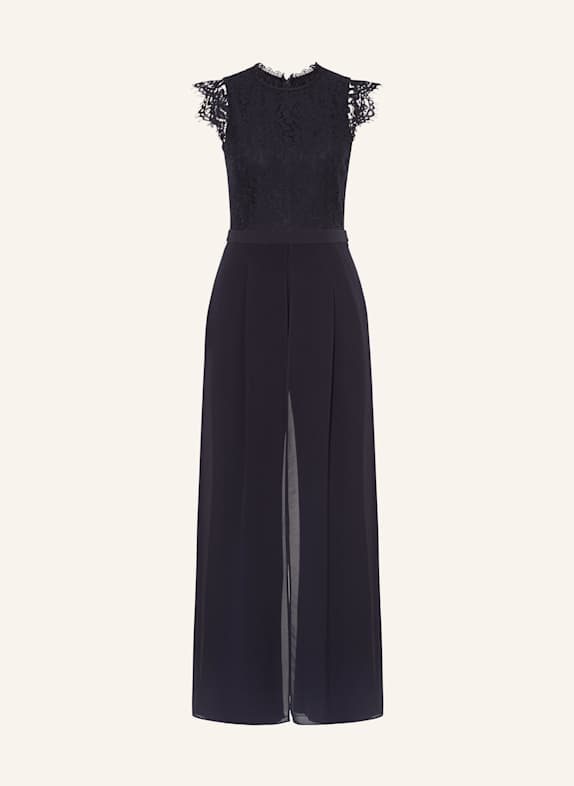 APART Jumpsuit mit Spitze DUNKELBLAU