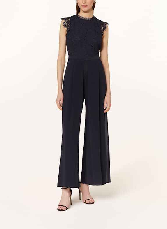 APART Jumpsuit with lace DARK BLUE