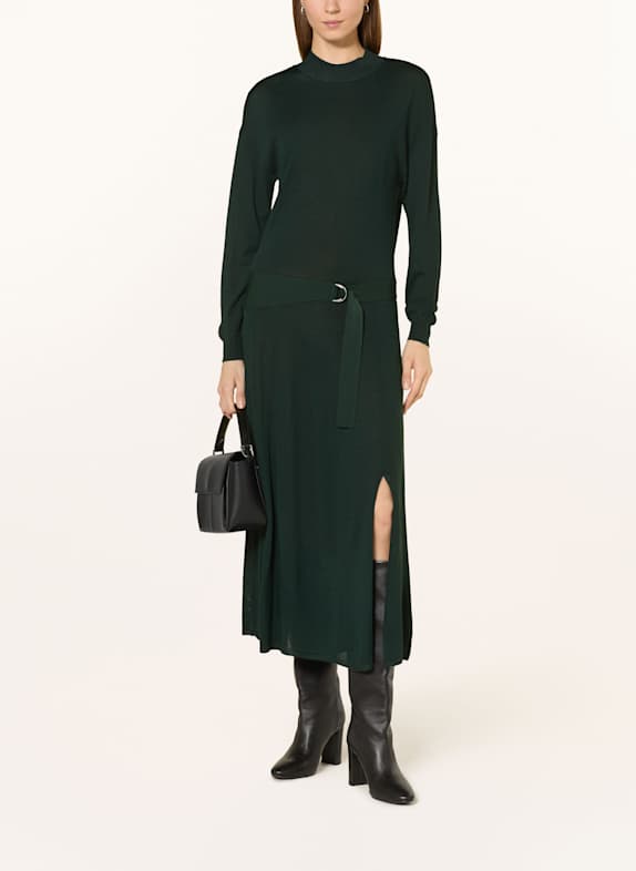 REISS Strickkleid DUNKELGRÜN