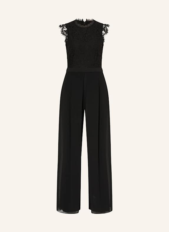 APART Jumpsuit mit Spitze SCHWARZ