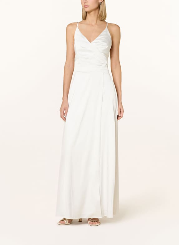 APART Abendkleid in Wickeloptik WEISS